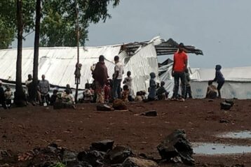 Les déplacés de Bulengo subissent des fortes pluies